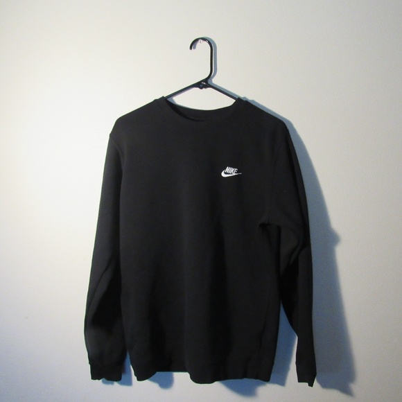 Nike Other - Nike Men's Black Crewneck Fleece Sweatshirt